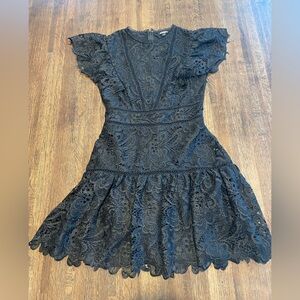 NWT Express Black Lace Mini Dress - Size XS